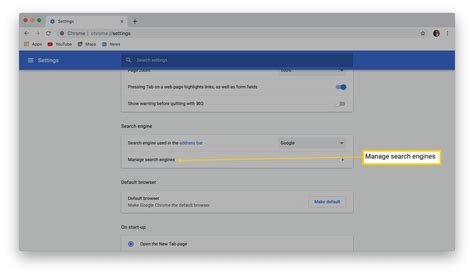 how to open search results in new tab in chrome|Set default search engine and site search shortcuts.